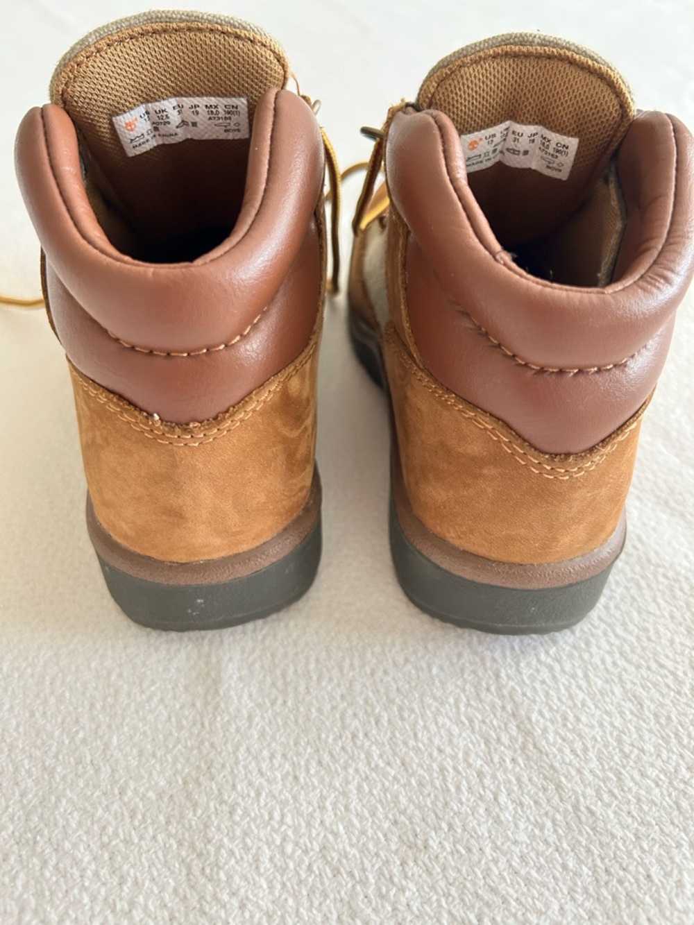 Boys Timberland Little Kids Field Boots 40729, size 13 - Picture 5 of 7